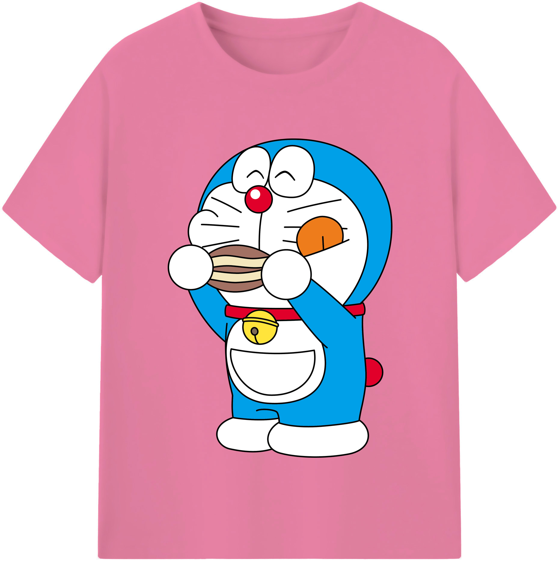 （画像用） ドラえもん Doraemon 綿100％半袖Tシャツ（フロントプリント）